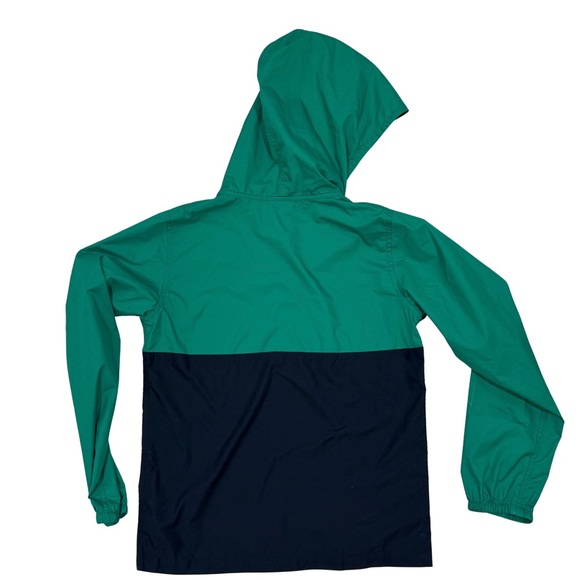 Patagonia Boys Light & Variable Jacket L 12 Teal Navy Colorblock Windbreaker - Picture 2 of 10